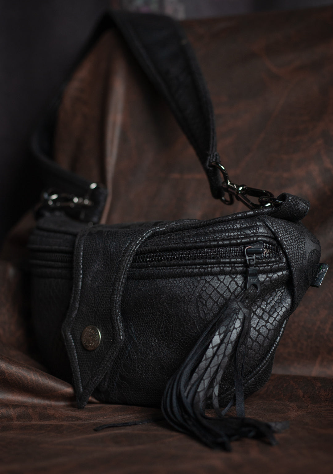 Hand Bag / Fake Leather - BLAK BOA